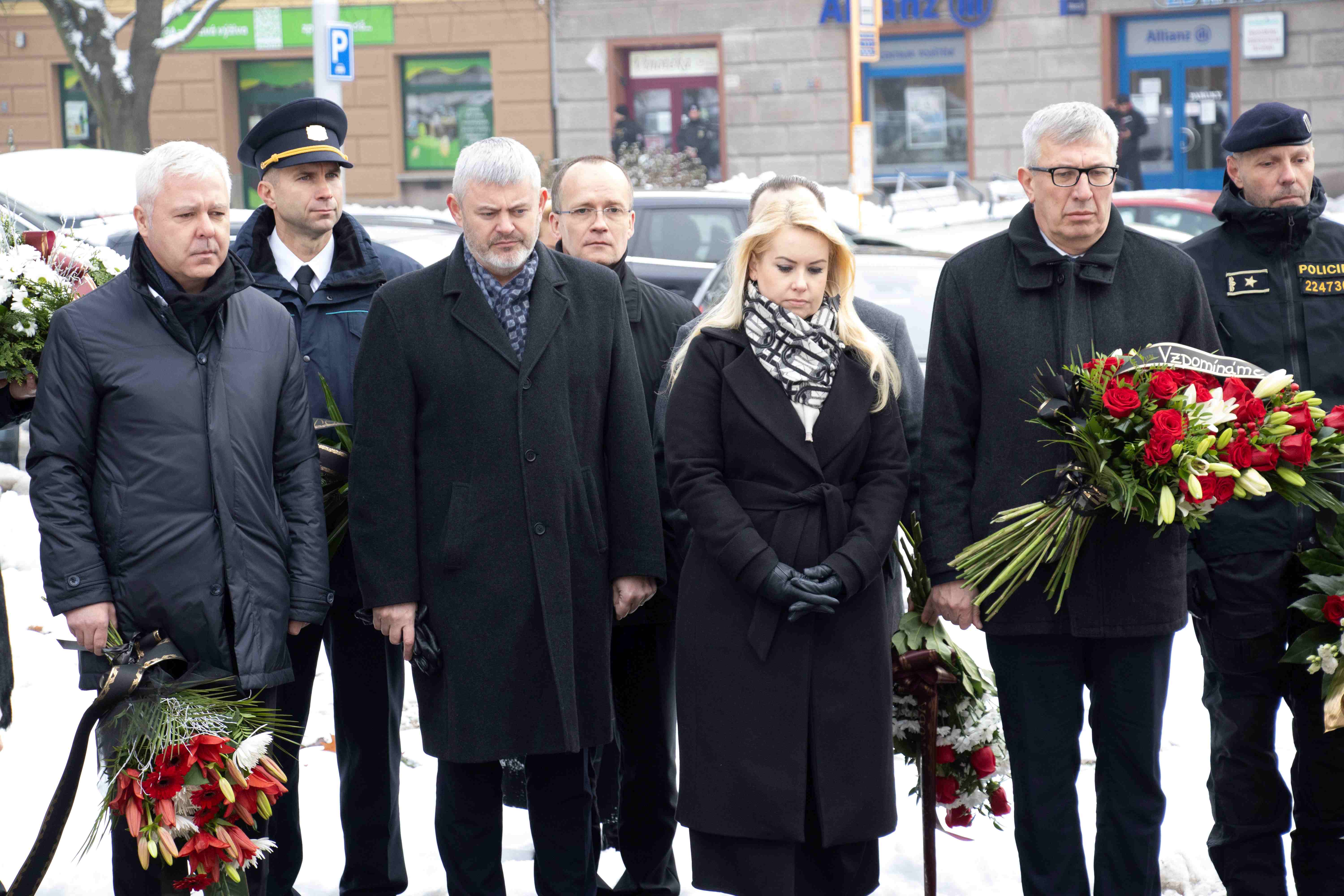 Pietní akt připomenul tragické události z prosince 2019. Foto: FNO